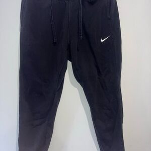 Nike Black Sweatpants with White Logo